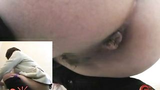 Amateur Japanese girl and her liquid poop