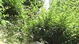 Super sexy Asian babe pooping in the public