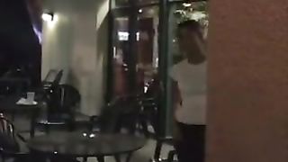 Cute brunette chick pooping nicely in the toilet