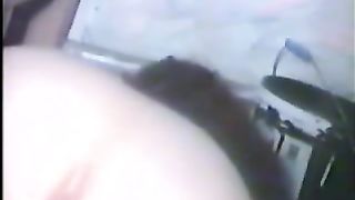 Drunken slut pooping in the toilet