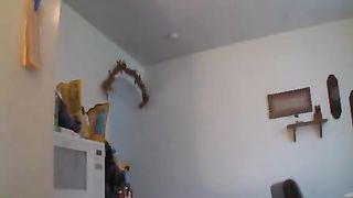 Hungry slave eating fresh poop from her mistress