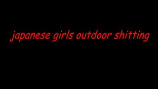 Tasty lady and her outdoor poop