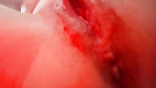 Mature lady spread legs for poop