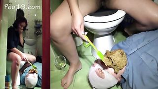 Watch hot creamy poops for slave