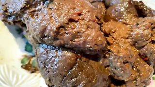 Pretty girl and her sticky hard poop