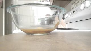 Chocolate Brownie Poop Cake Ready For Cooking