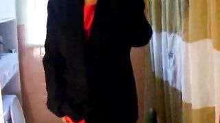 BBW monster panty poop solo