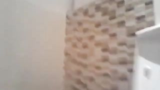 Curvy ass blonde German babe poops