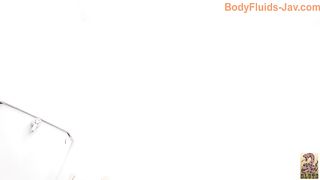 Hairy pussy Japanese brunette pooping