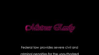 Skinny brunette teen Emily Poo N Pee