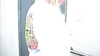 Pretty amateur girl pooping in the toilet