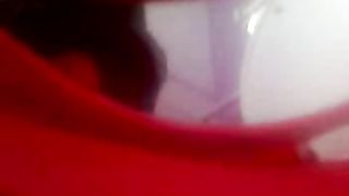 Thick hairy pussy pissing in closeup