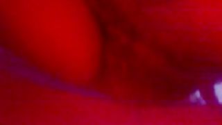 Thick hairy pussy pissing in closeup