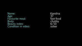 Chubby hot girl poop in the woods