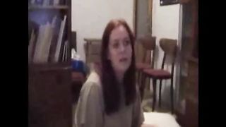 Sexy ass amateur wife pooping in the pot