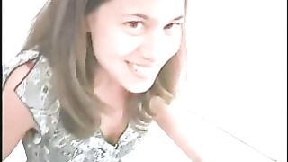Girl takes a massive shit on the toilet