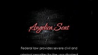 Seductive blonde babe pooping in the tub