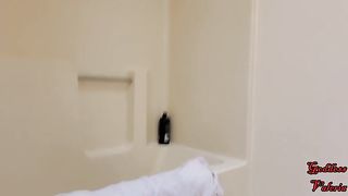 Sexy Punk bitch poops in the bathroom