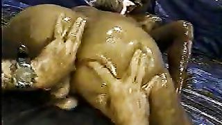 Naughty Pig sluts fucked in smearing scat porn