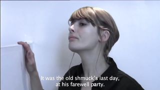 French girl pooping in the toilet