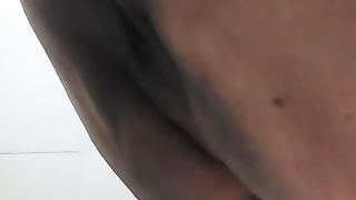 Mega ass latina lady pooping