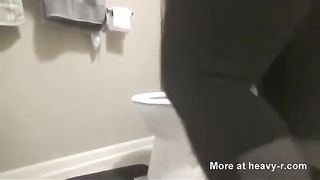 Russian big booty lady pooping and smearing