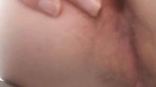Pretty closeup of juicy pooping asshole