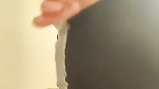 Big bottom brunette girl huge poop