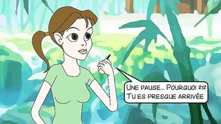 Scat cartoon chick pooping