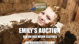 City Girl Emily covered in dung
