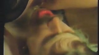 German  retro scat eating session