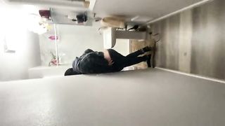 Amateur hot lady and her juicy big booty