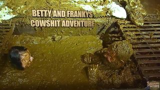 Smearing hot girls love scat session