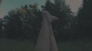 Beautiful monster long turd in the garden