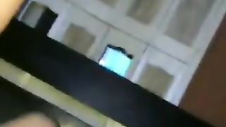 Juicy hot naked lady pooping at home