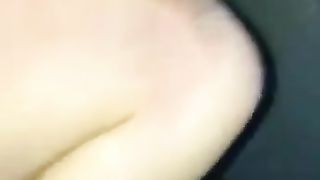 Juicy hot naked lady pooping at home