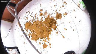 Beautiful messy panty poop explosion