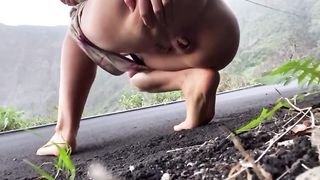 Compilation of hot girls and outdoor poops