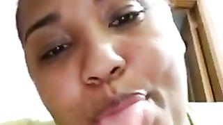 Gorgeous bbw with phat ass pooping closeup