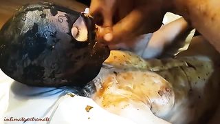 Hard scat fuck and blowjob