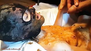 Hard scat fuck and blowjob