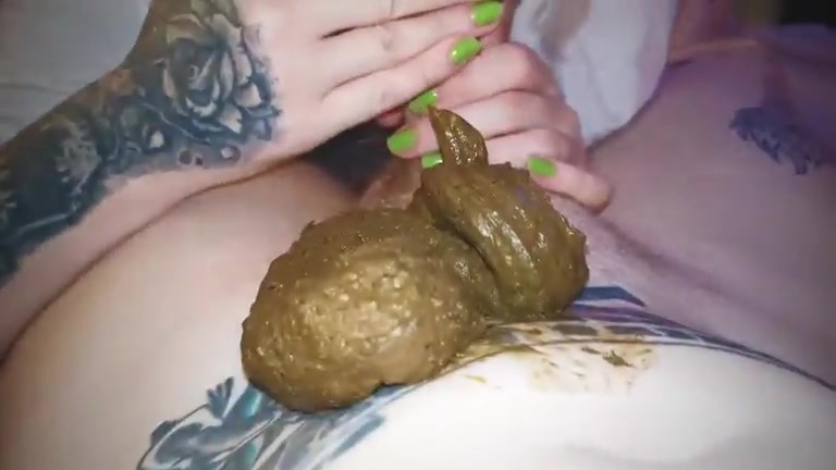 Hot scat blowjob