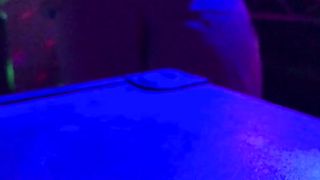 Poop dancing on the subwoofer