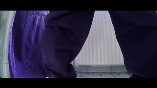 Slutty big booty lady and her monstrous poop