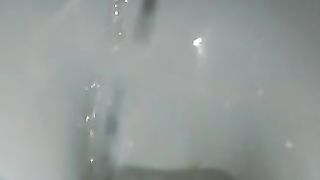 Closeup of sexy lady pissing and pooping