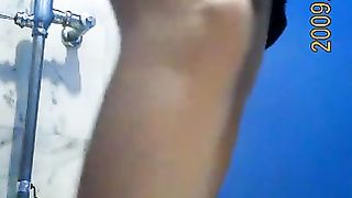 Thai student girl poop spycam