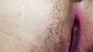 Juicy hairy asshole pooping