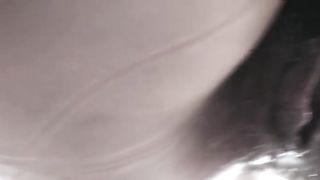 Closeup of hairy pussy and pooping ass