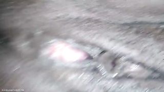 African lady poops hard