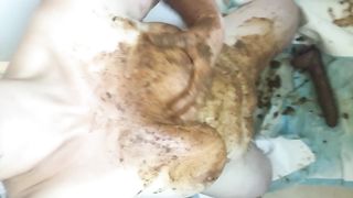 Beautiful babe and hot panty poop